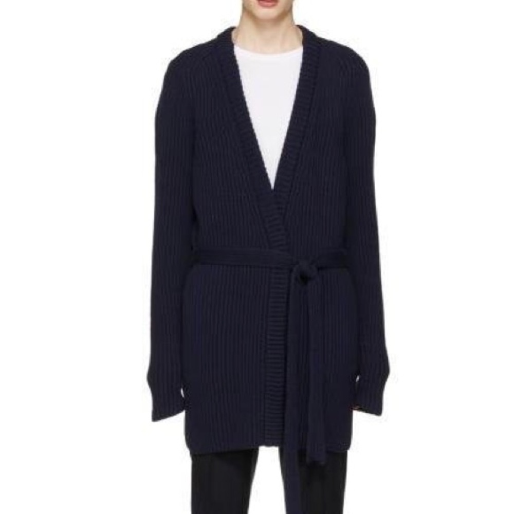 Acne Studios Navy Kanaan Cardigan. Small
